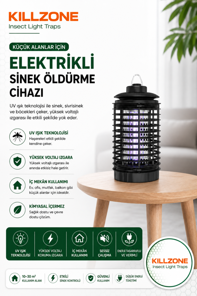 KILLZONE® Pro UV Elektrikli Sivrisinek Öldürücü